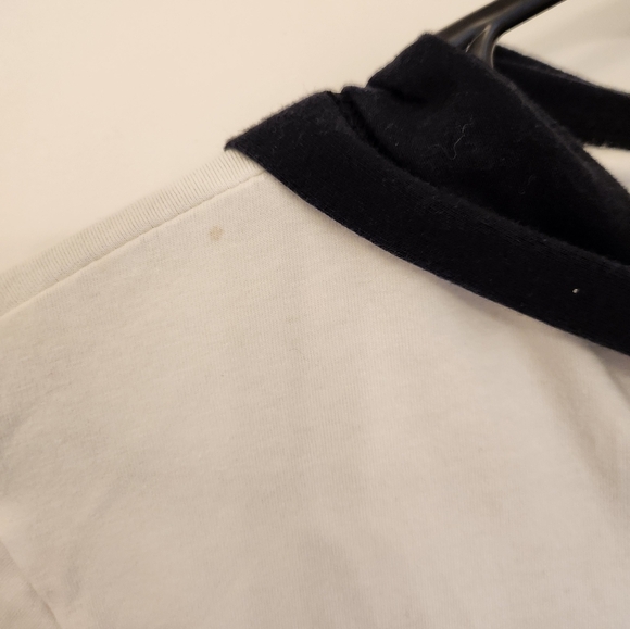 Y2K Basic White Black Light Weight Jacket Yoga Girl Size M #T463 - Picture 7 of 7